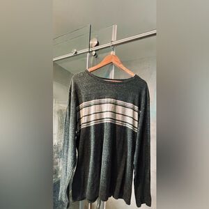 Long Sleeve Shirt - Goodfellow Co - XL - Green Cream Vintage Y2k Workout shirt